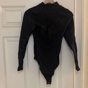 Black Long Sleeve Bodysuit